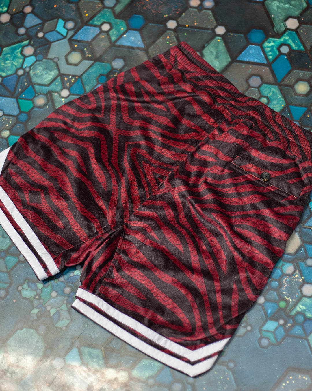 Boxing Short White Mountains Men / Velvet Fawn - REDSHERKANKS